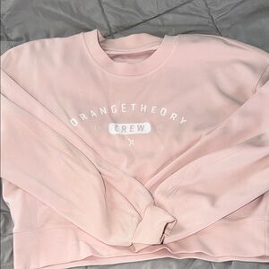 Orangetheory lululemon cropped crew neck